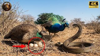 Peacocks vs Black Mamba: A Deadly Battle for the Nest | Wild Realms [Documentary]