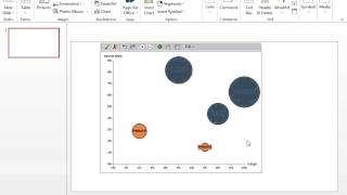 How to create a bubble chart in PowerPoint using Aploris