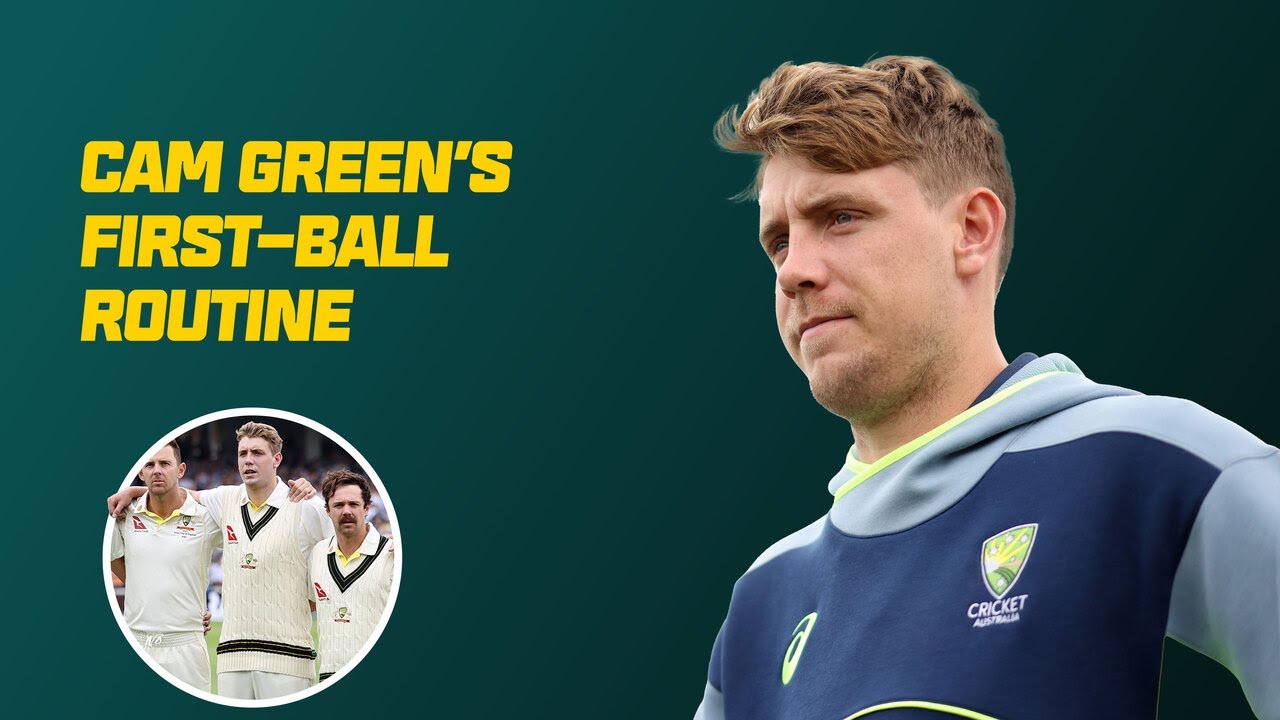 'Soak it in!': Behind the scenes of Cam Green's Test morning