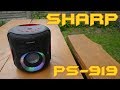 SHARP PS-919 - nietypowy głośnik BT z podświetleniem | test, recenzja, review