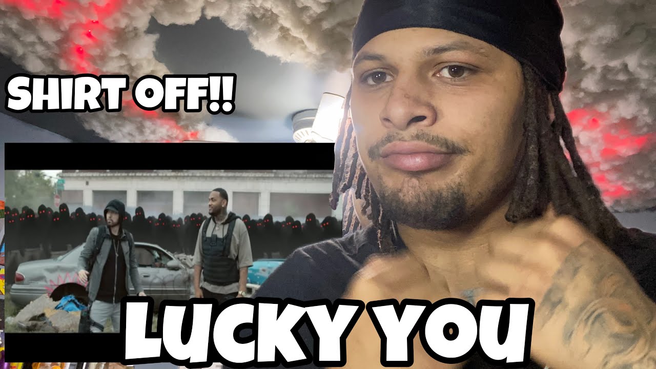 I WASNT PREPARED Eminem Lucky You Ft. Joyner Lucas (REACTION) YouTube