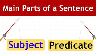 Sentence in English Grammar | Main Parts of a Sentence | Subject & Predicate - The MS English 