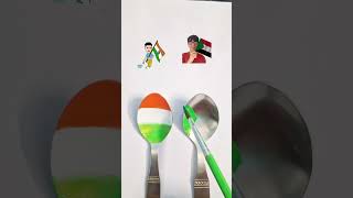 India 🇮🇳 Sudan 🇸🇩 flag painting |Country Flags Drawing #shorts #youtubeshorts