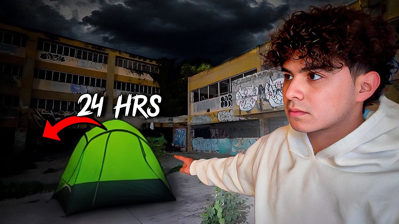 24 Horas en la ESCUELA ABANDONADA más ATERRADORA de la CDMX