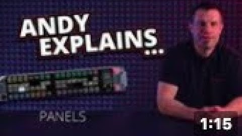 RIEDELのトレーニング担当Andyが、Riedelの「Panel 」とは何かについて説明いたします。Episode#2 Panel