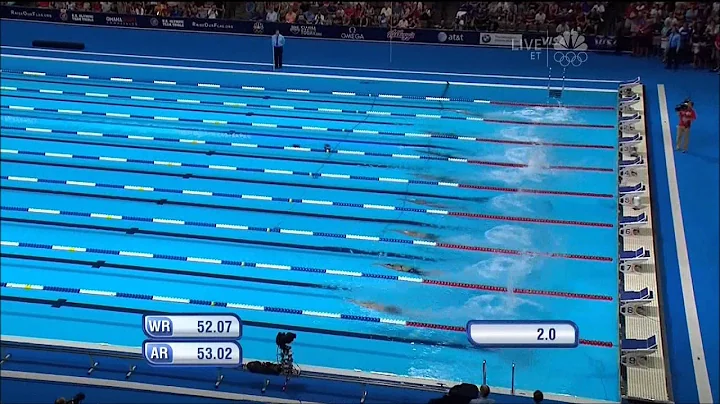 Margo Geer 2012 Olympic Trials 100M Free Semifinals