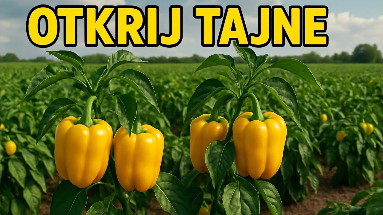 Svi žele KRUPNE paprike – Uradite OVO i bit ćete šokirani kao i ja!