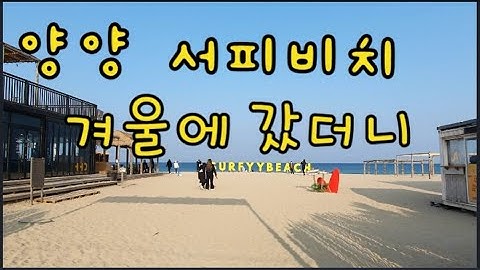 동해안 핫플이라는 양양 서피비치에 가봤습니다 / 강원도 가볼만한곳