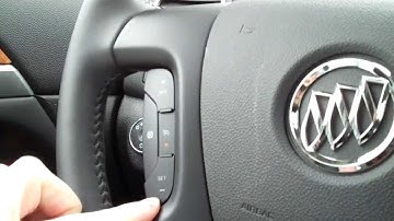 Setting Your Cruise Control on the 2011 Buick Enclave - Art Gamblin Motors