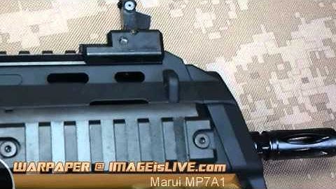 Marui MP7A1 GBB Live preview  - outlook and core