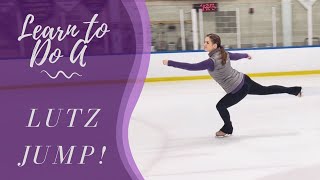 Learn To Do A Lutz Jump  In Figure Skates!