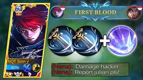JULIAN WINDTALKER BUILD | TOP GLOBAL JULIAN BUILD & COMBO AND EMBLEM | MOBILE LEGEND BANG BANG