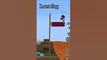 #laos #flag #shorts #minecraft #kangcsb