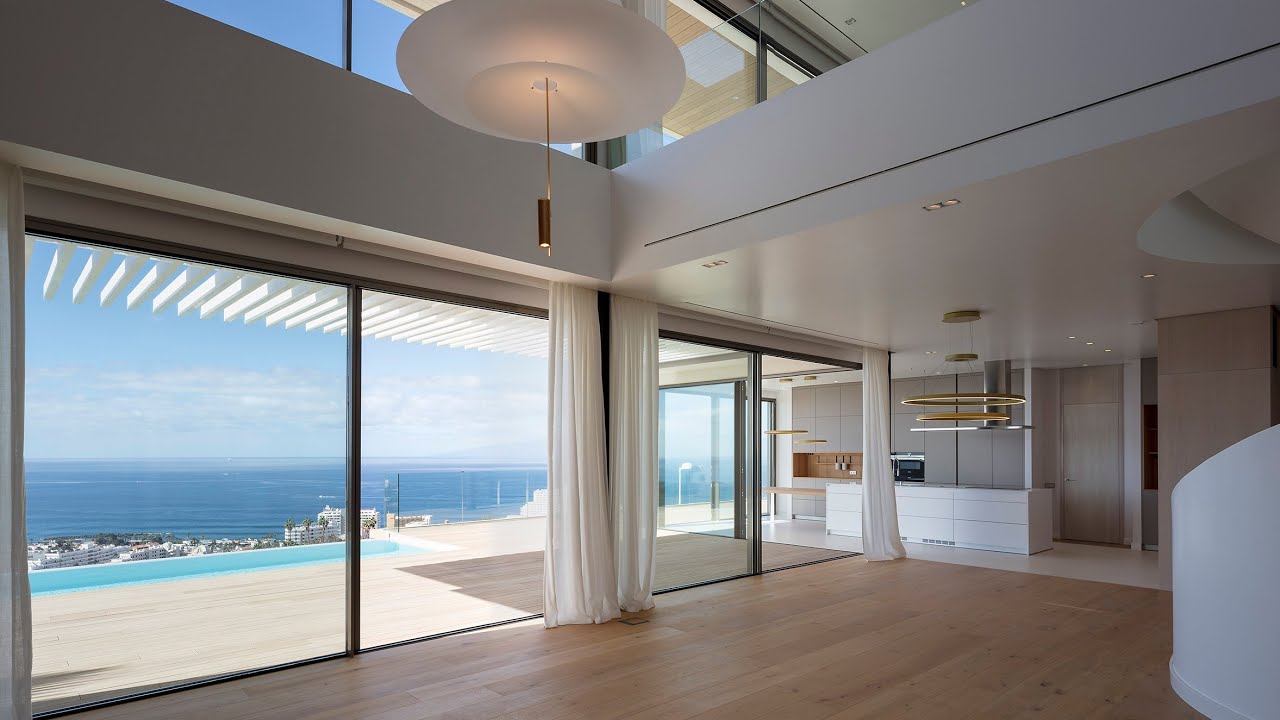 Luxury modern 4 bedrooms villa with panoramic ocean views Caldera del Rey Tenerife Sur