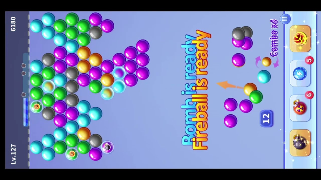 Bubble shooter Android gameplay l bubble shooter bubble shooter game level 126-128 l bubble shooter