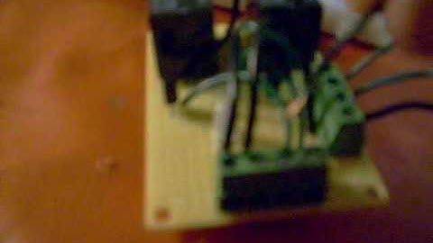 Testing Motor Control Circuitry