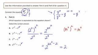 MathCamp321: PARCC (Algebra 2) Practice Test - Question 4