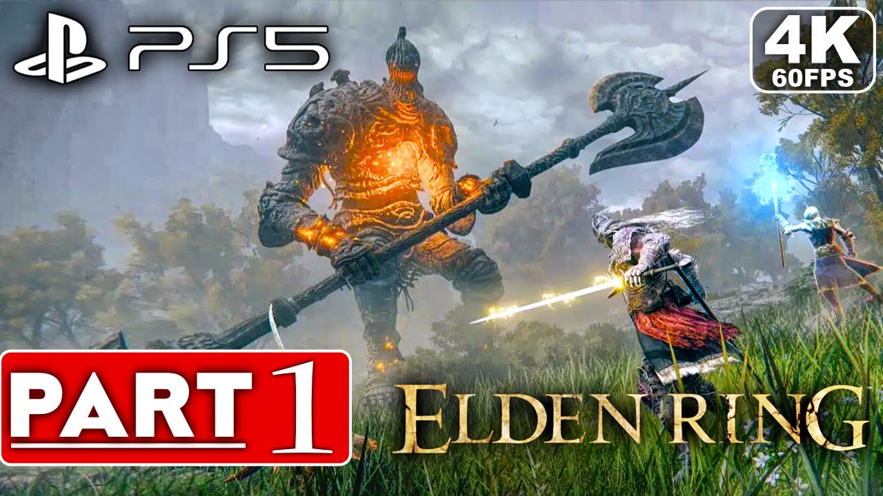 ELDEN RING PS5 Gameplay Walkthrough Part 1 [4K 60FPS] - No Commentary 