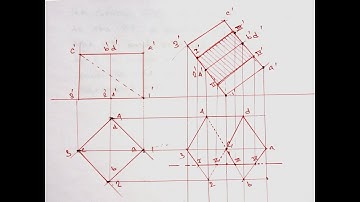 How to draw Section of Cube demonstrated with model !! All in One