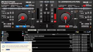 Mezclando En Vivo Cumbia Peruana 2011 Virtual DJ 7 - DJDaryl