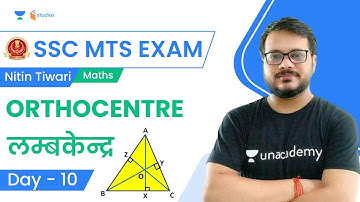 Orthocentre | Day - 10 | Complete Geometry in 30 days | SSC MTS | Maths | Nitin Tiwari