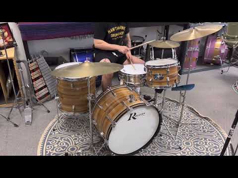 1970s Rogers Butcher Block Drum Kit