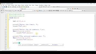 C Program | Program to Array Order Reversal