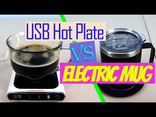 USB Cup Warmer Hot Plate vs USB Heated Mug Comparison and Review