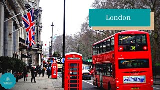 London's City Center Ambiance at Night; street sounds, people talking, soft musical background screenshot 4