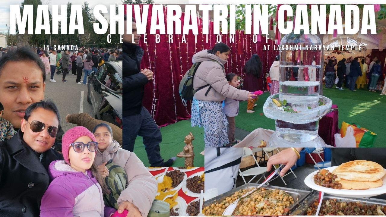 Canada ke Temple me Maha Shivratri ka Celebration | Bhajan Kirtan aur Canada ke Mandir |