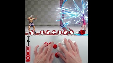 SOCD showcase in KOF XV #HitBox #HowToHitBox #KOF #KOFXV #Leverless #SOCD