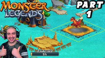 Monster Legends Walkthrough #1 - MY FIRST MONSTER! - (Android Gameplay Let