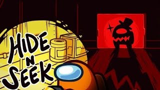 Among us with subscribers hide and seek version