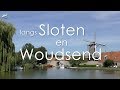 Sailing through Friesland from Sloten to Woudsend in the Netherlands