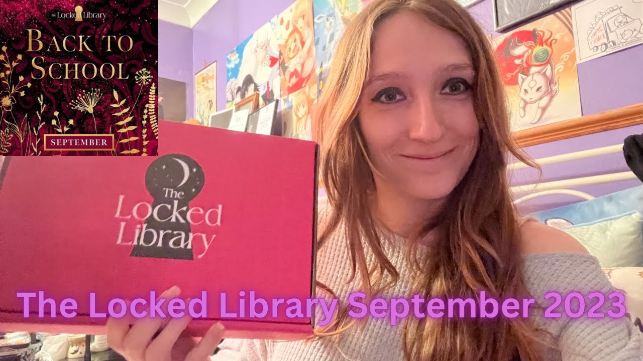 The Locked Library September 2023 Back To School Unboxing - YouTube