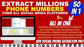 Google Facebook Instagram Justdial Indiamart Data extractor @ Rs 499