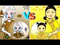 Rich Pregnant or Poor Pregnant? - Decorate Squid Game House | DIY Paper Dolls & Cartoon