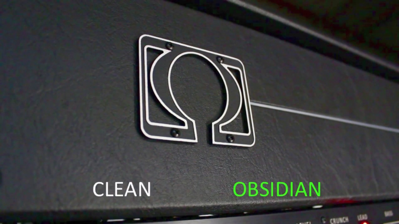 OMEGA AMPWORKS Obsidian clean channel run through YouTube