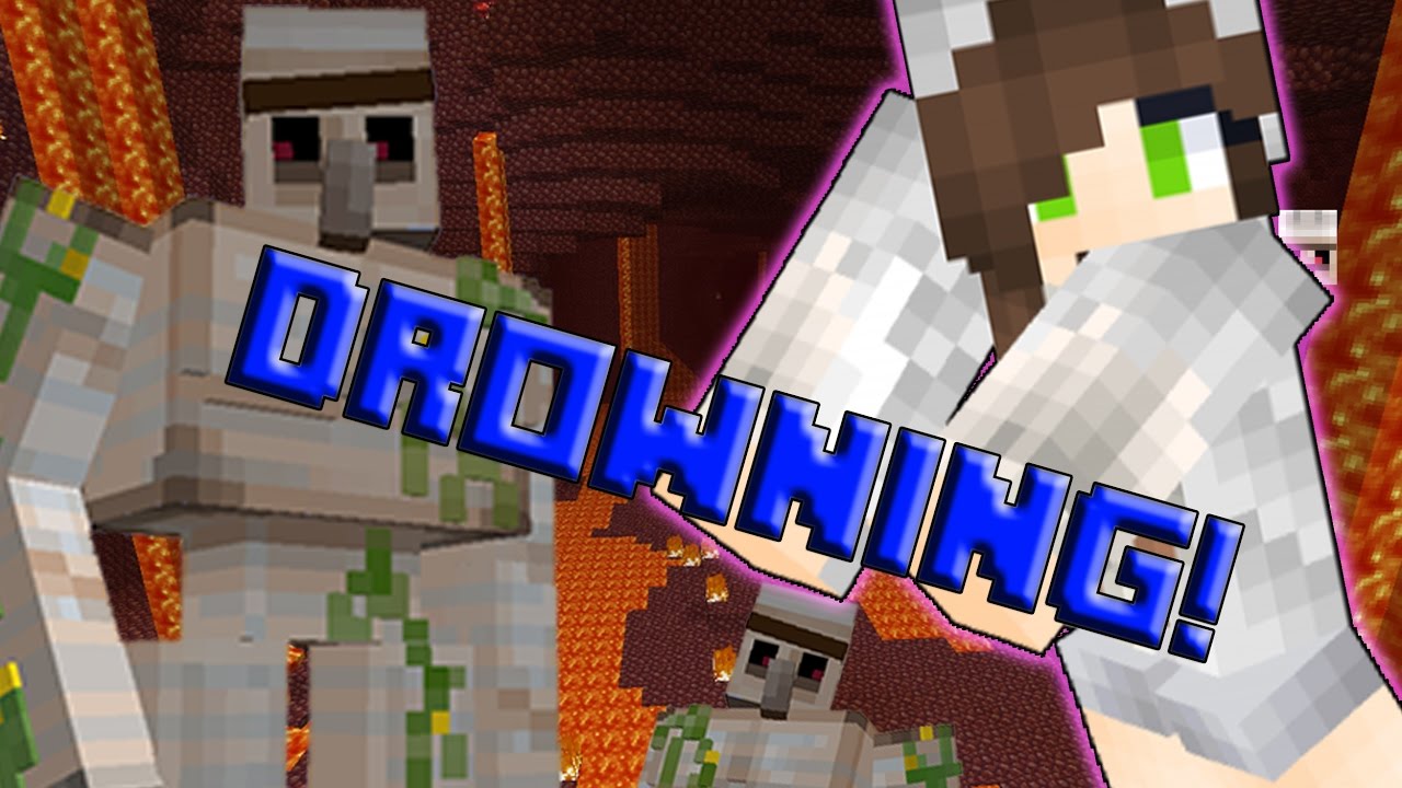 Minecraft DROWNING!!! In Mobs.... YouTube