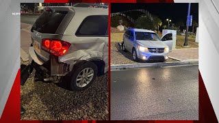 Suspect steals vehicle with 2 children inside, leads North Las Vegas police on pursuit