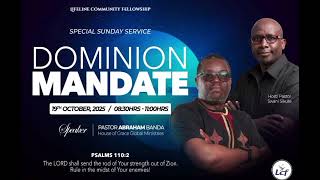Dominion Mandate - Pastor Abraham Banda at Lifeline Community Fellowship (October 19, 2025).