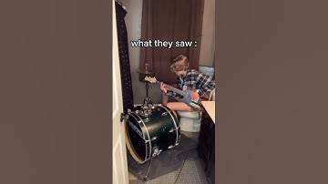 I THOUGHT THEY WOULDN’T NOTICE #drums #guitar #onemanband #memes