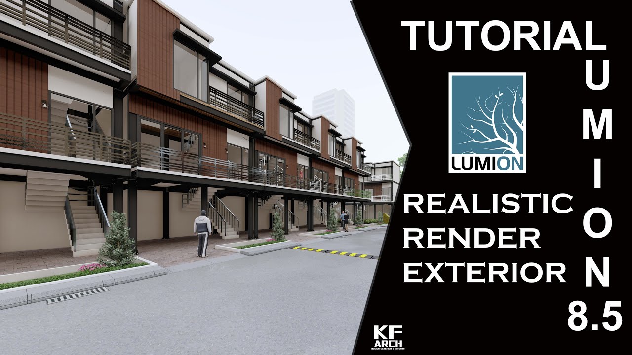 Tutorial Lumion Pro 8.5 Exterior REALISTIC RENDER - YouTube