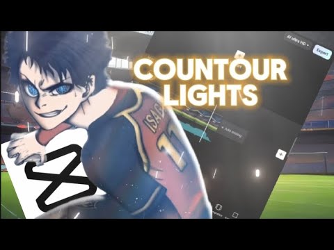 HOW TO DO CONTOUR LIGHTS / GLOW IN CAPCUT MOBILE  @Kale-edtz