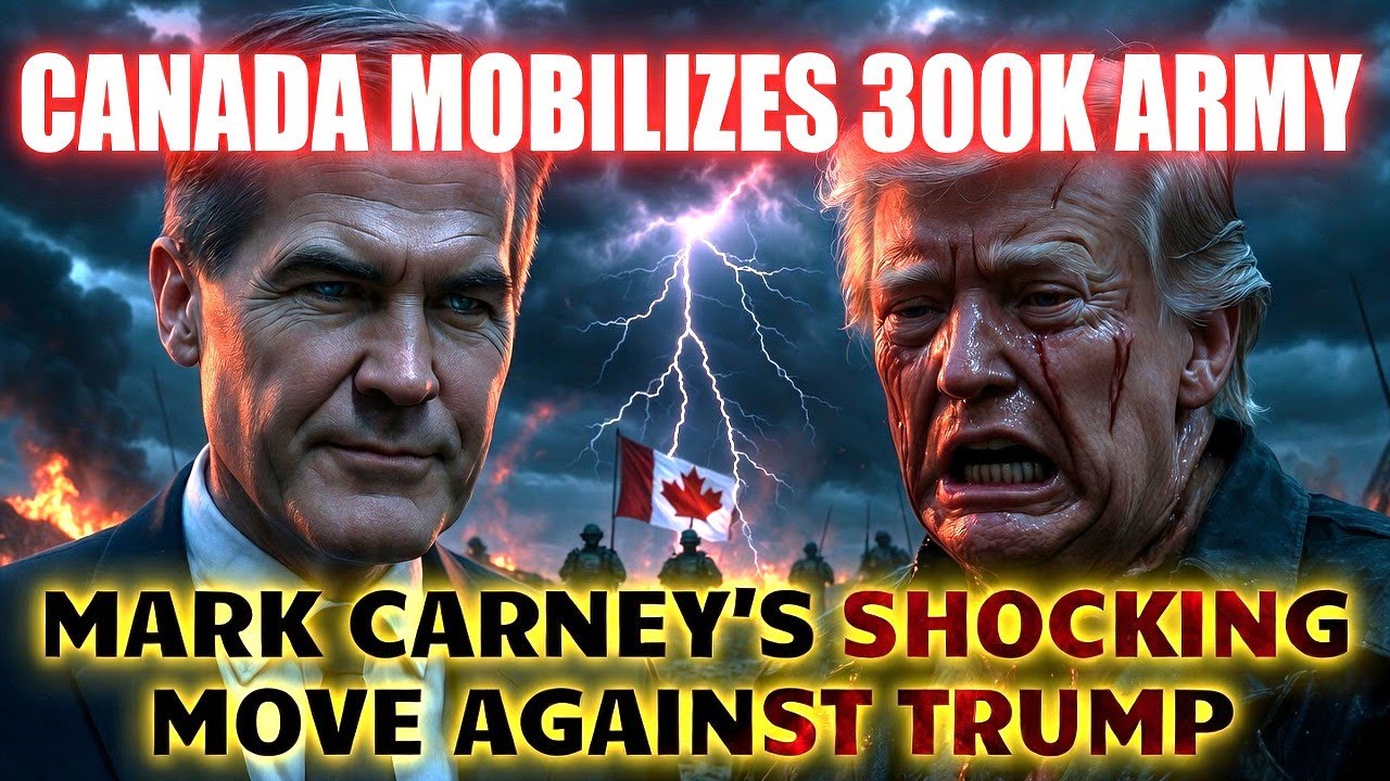 1 MIN AGO: Canada readies 300K-strong army against Trump's moves.