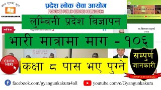 Pradesh Lok Sewa Aayog Vacancy -प्रदेश लोक सेवा आयोग | लुम्बिनी प्रदेश | विज्ञापन २०७८ | वन रक्षक