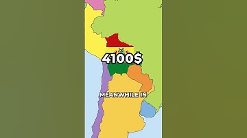 The POOREST Country on Every Continent! #geography #maps #countries