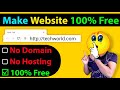 How to make a 100 free website without cording  in google site  make your own website for free