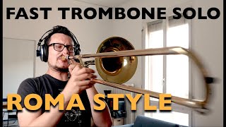 Roma Style Balkan Music TROMBONE Solo - Sebastian Koelman - Marko Marković Trumpet Solo