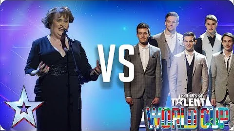 Susan Boyle vs Collabro | Britain's Got Talent Wor...